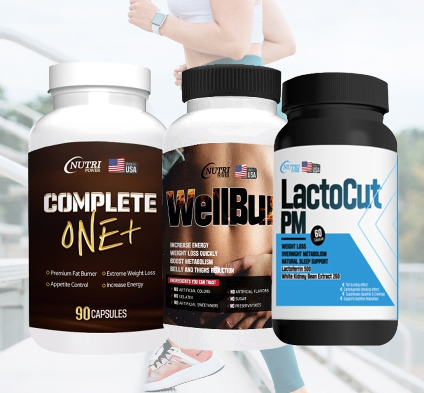 컴플리트원 플러스 + 웰번 + 락토컷PM