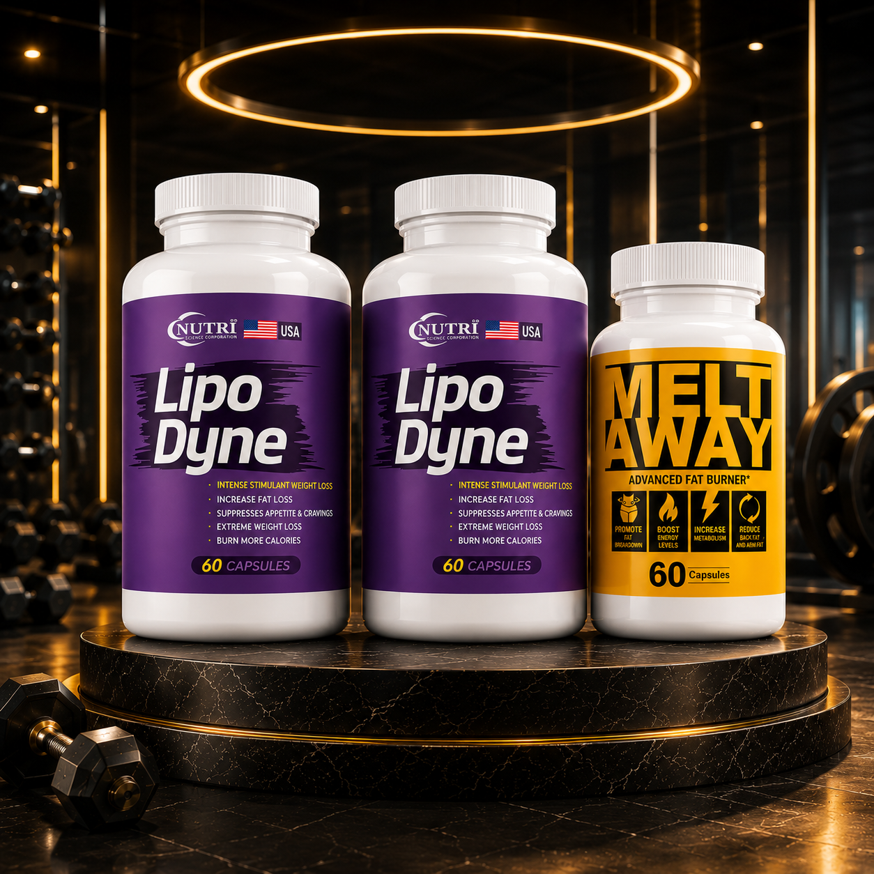 리포다인 LipoDyne 2개와 멜트어웨이 MeltAway