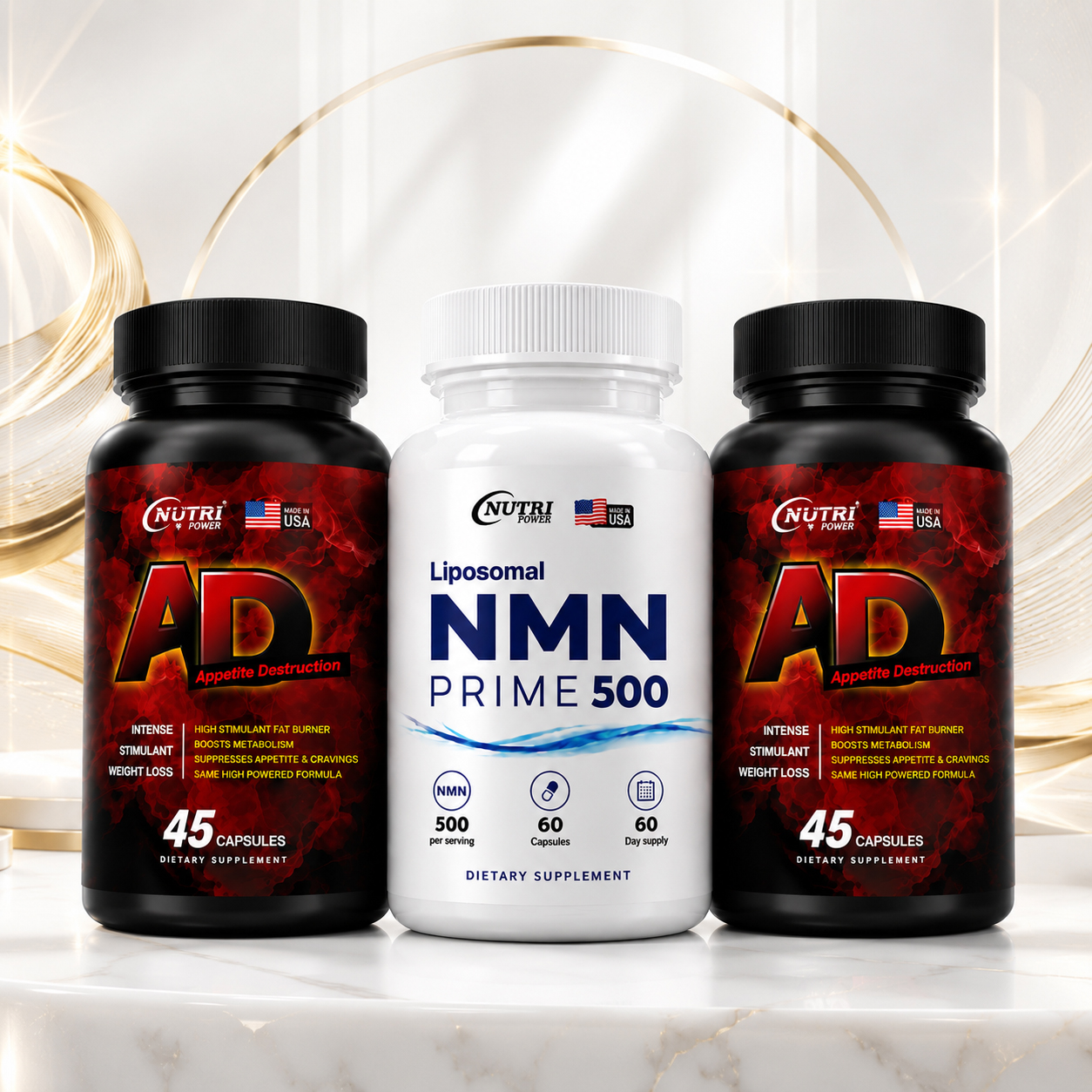 A.D 2개 +  NMN프라임500