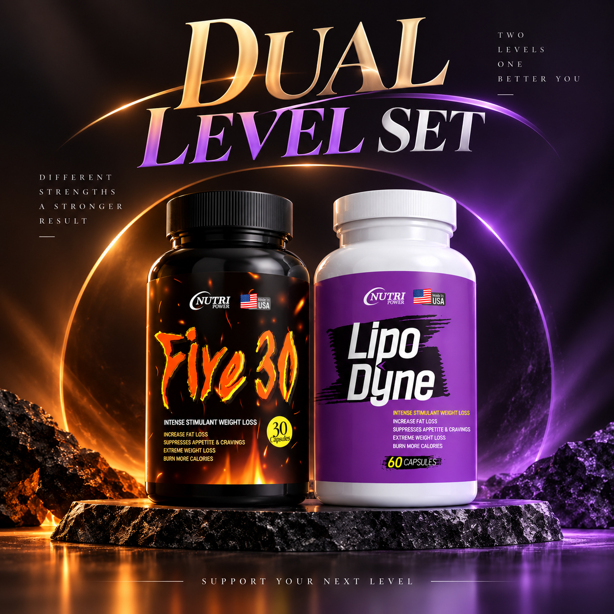 DUAL SET 파이어30 + 리포다인