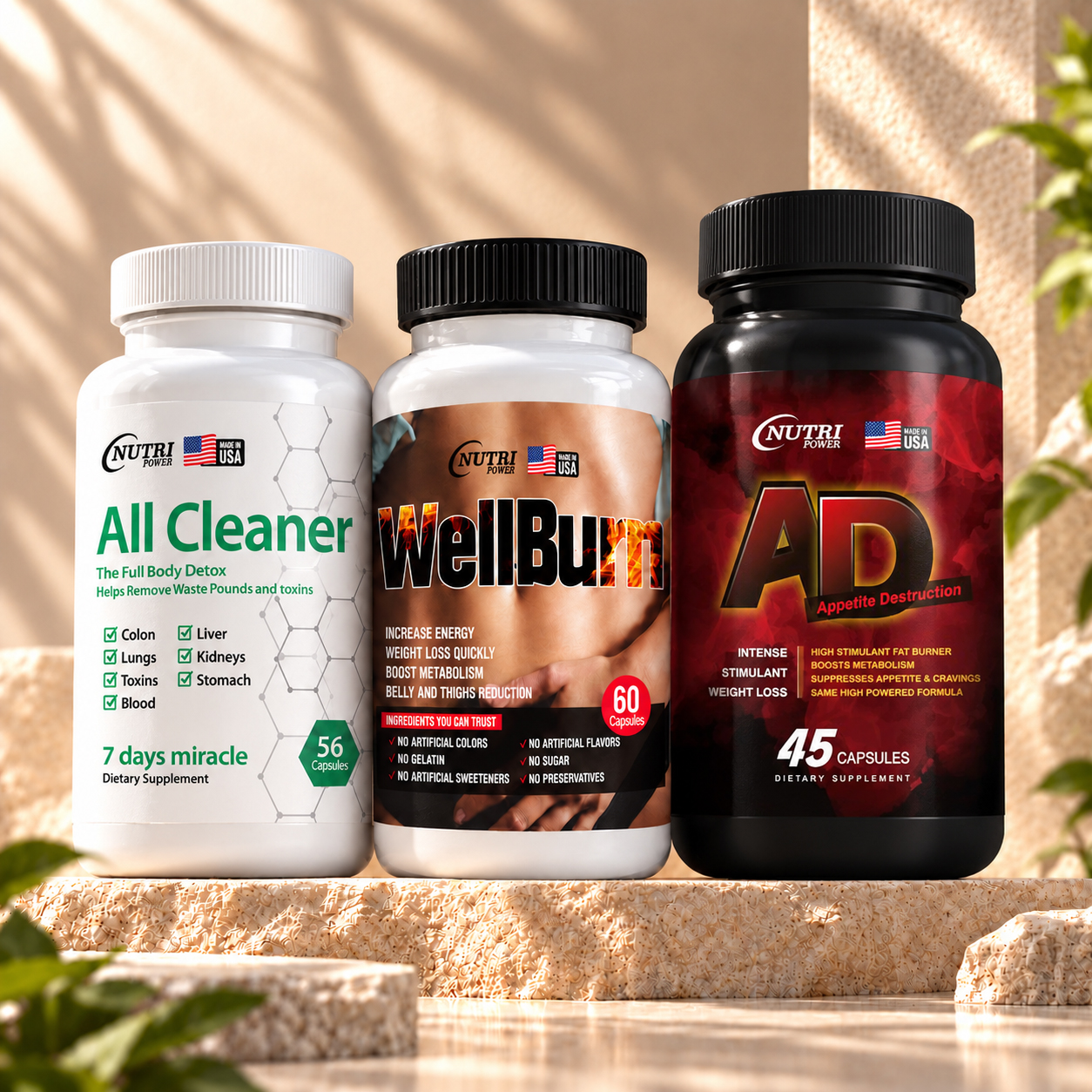 A.D + 웰번WellBurn + 올클리너AllCleaner